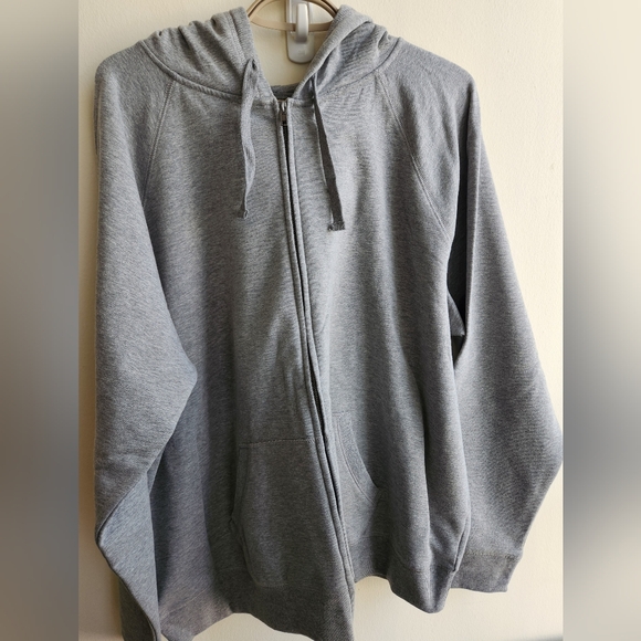 Torrid Super Soft Raglan Zip Hoodie - Picture 2 of 5